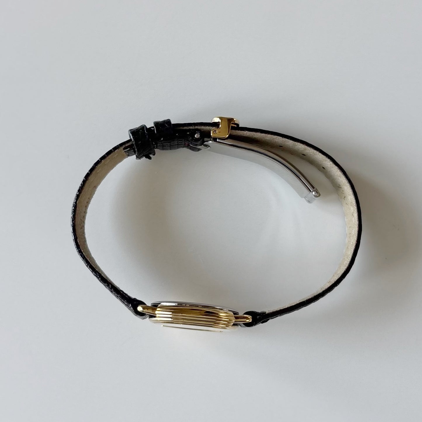Dior 1990s Seashell Round Dial Gold Plated Watch