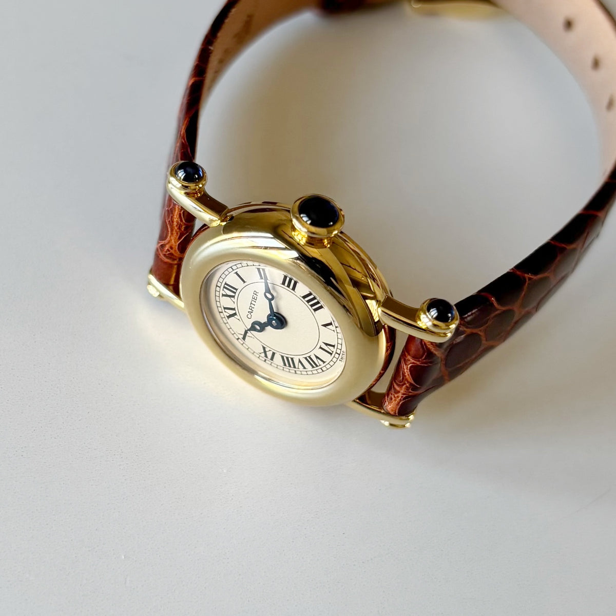 Cartier 1990s Mini Diabolo 18K Watch