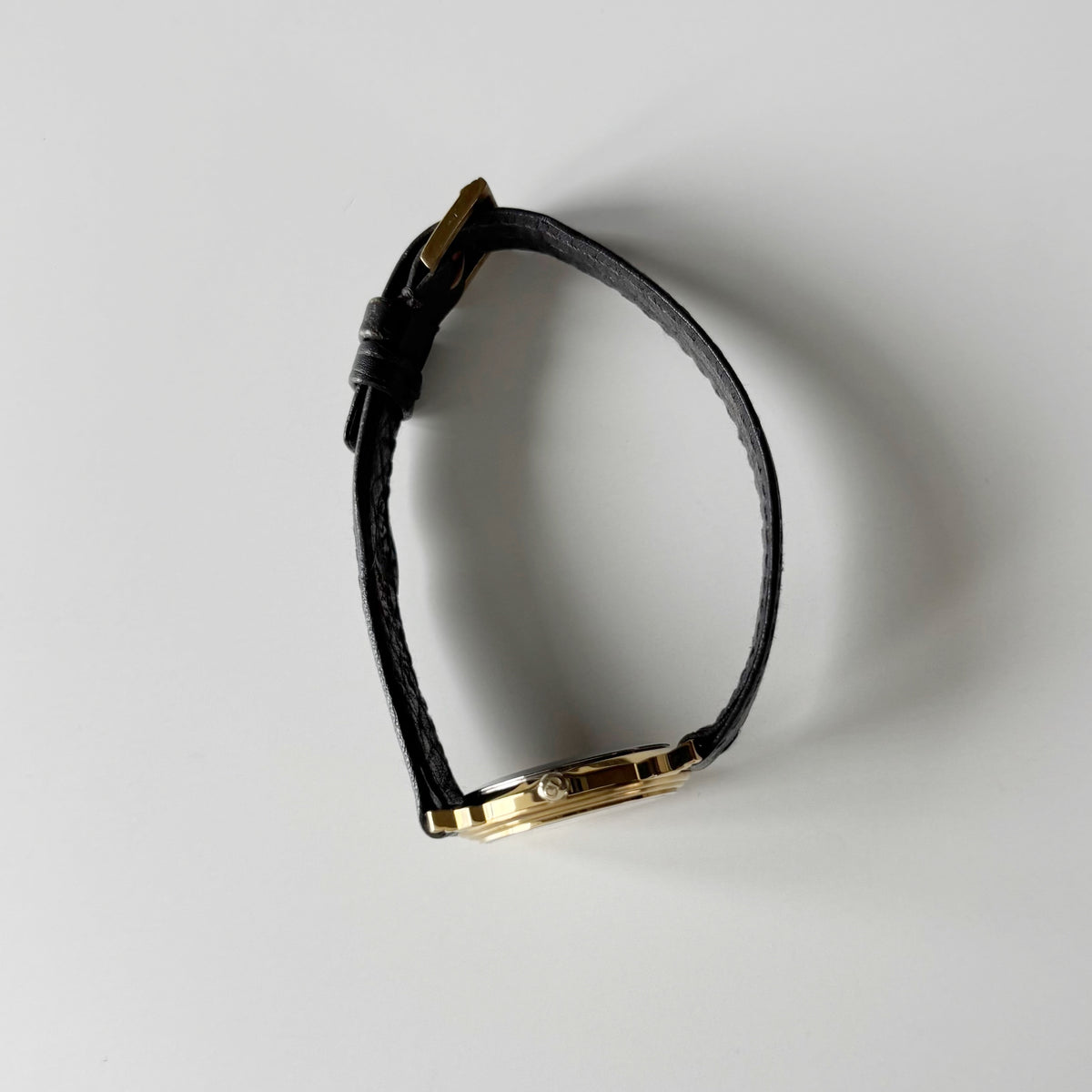 Dior 1990s Date Round Dial Gold Plated Watch