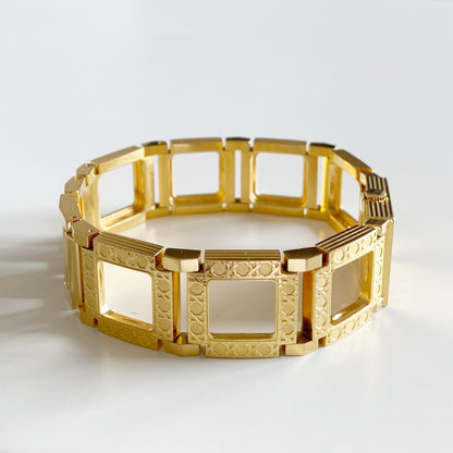 Dior Early 2000s La Parisienne Gold Plated Watch