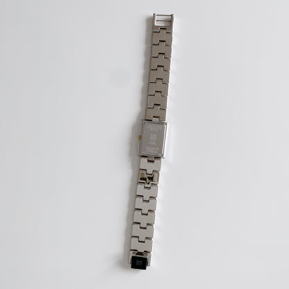 Givenchy 1990s Tank Two Tone Watch