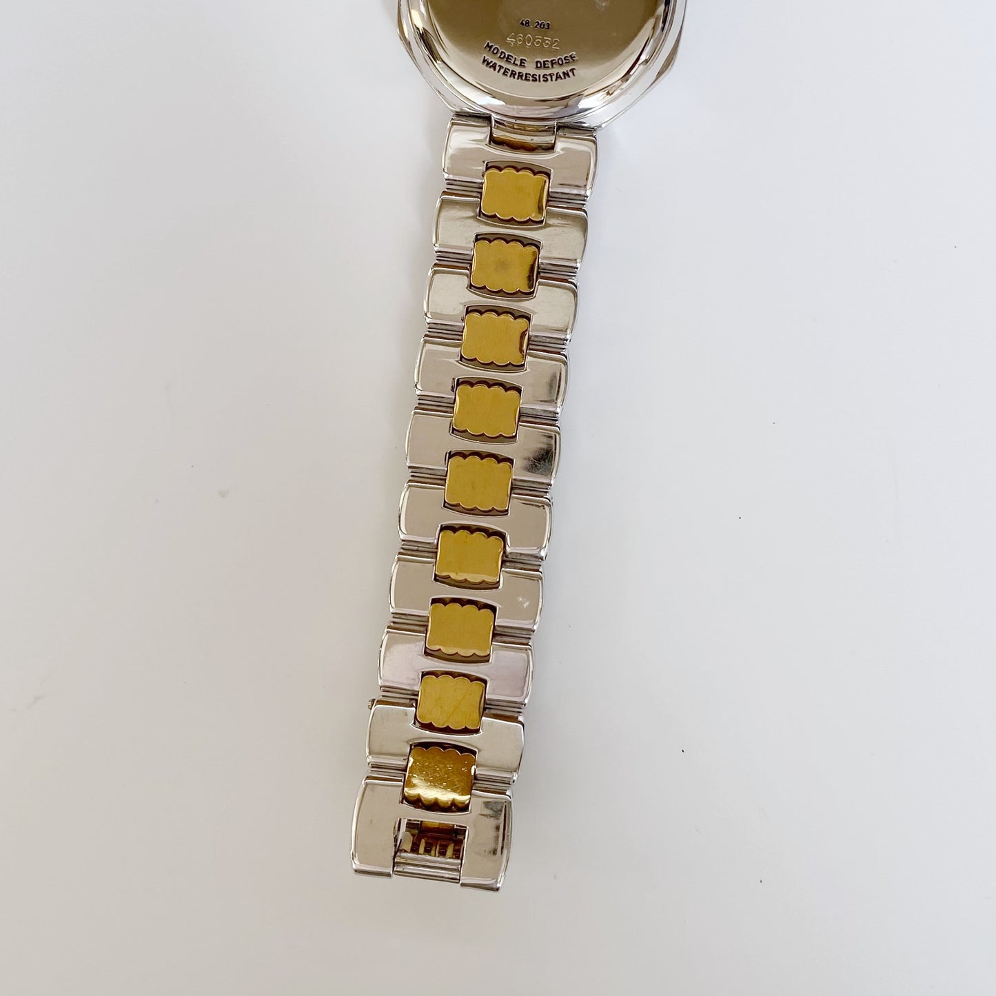 Dior 1990s Octagon Date Two Tone Watch