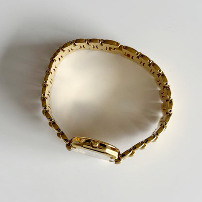 Dior 1990s Octagon Gold Plated Watch