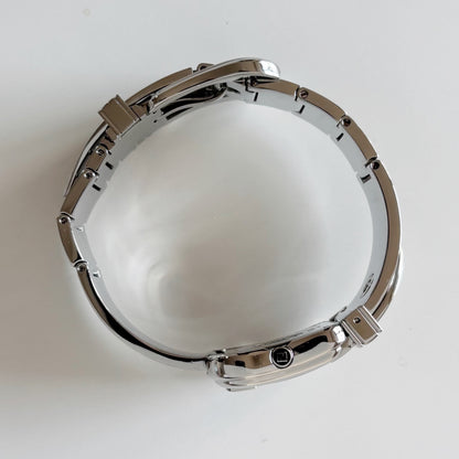 Fendi 1990s Seashell Dial Stainless steel Silver Buckle Watch