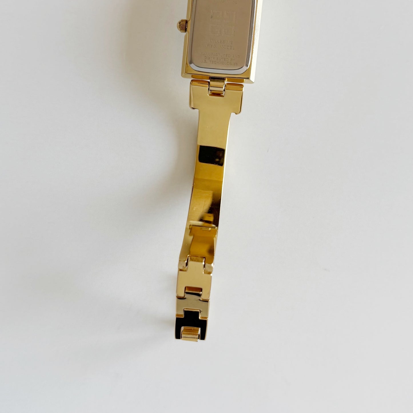 Givenchy 1990s Gold Plated Bangle Watch