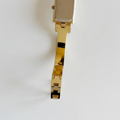 Givenchy 1990s Gold Plated Bangle Watch