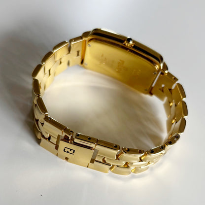 Fendi 1990s Tank Gold Plated Watch (Large)