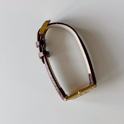 Gucci 1990s Tank Gold Plated Watch