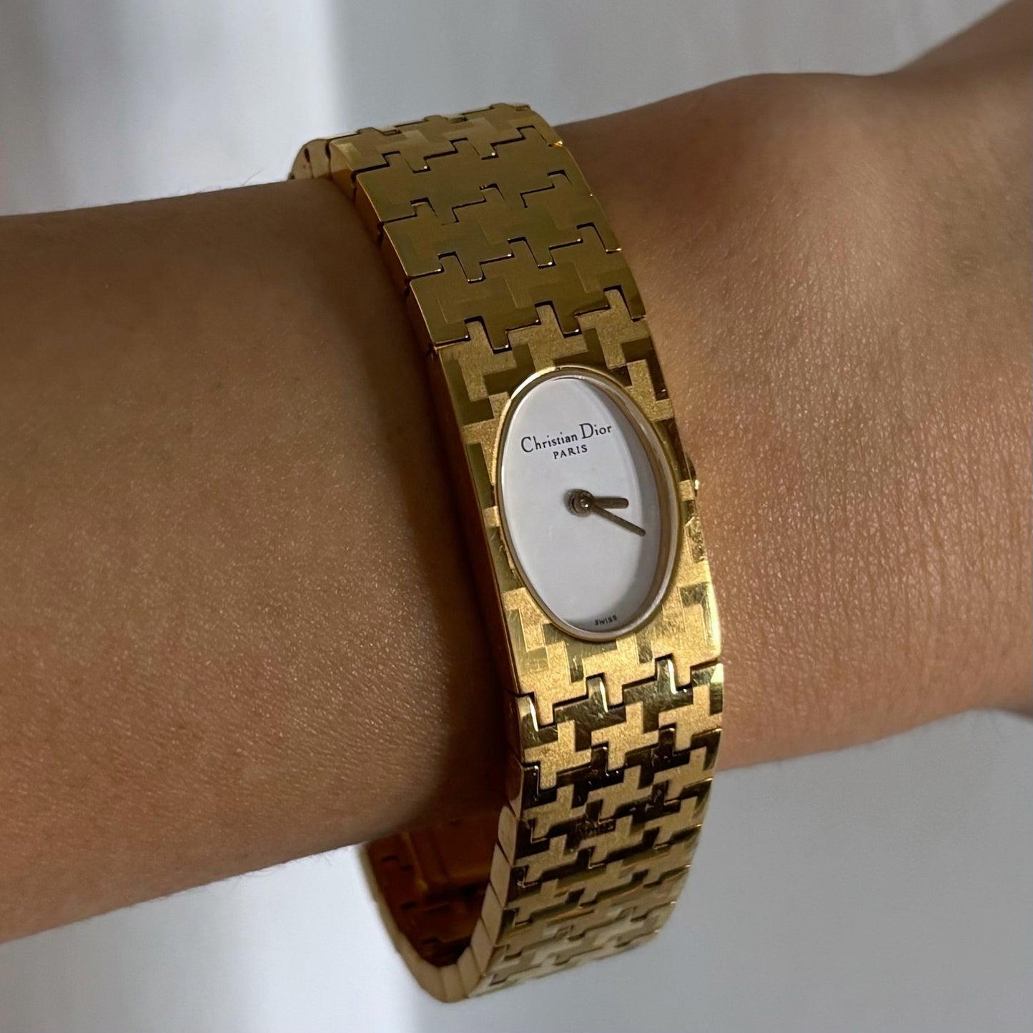 Dior Early 2000s Miss Dior Gold Plated Watch